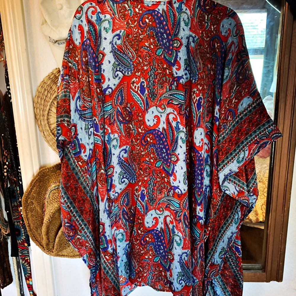 Blue Paisley Tunic - Picture 3 of 3